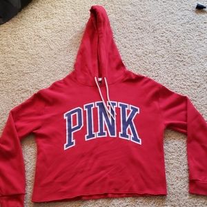PINK cropped hoodie